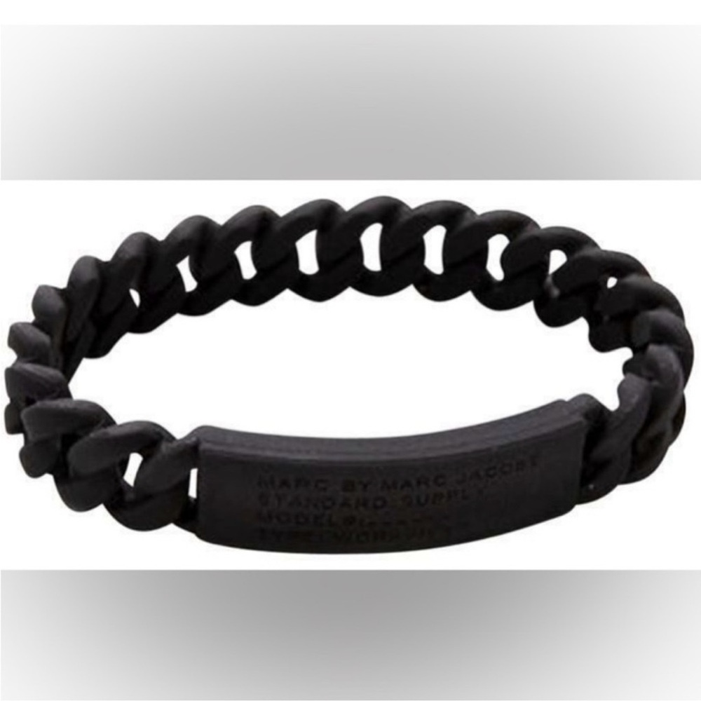 FINAL PRICE Marc by Marc Jacobs Black Silicone Bracelet